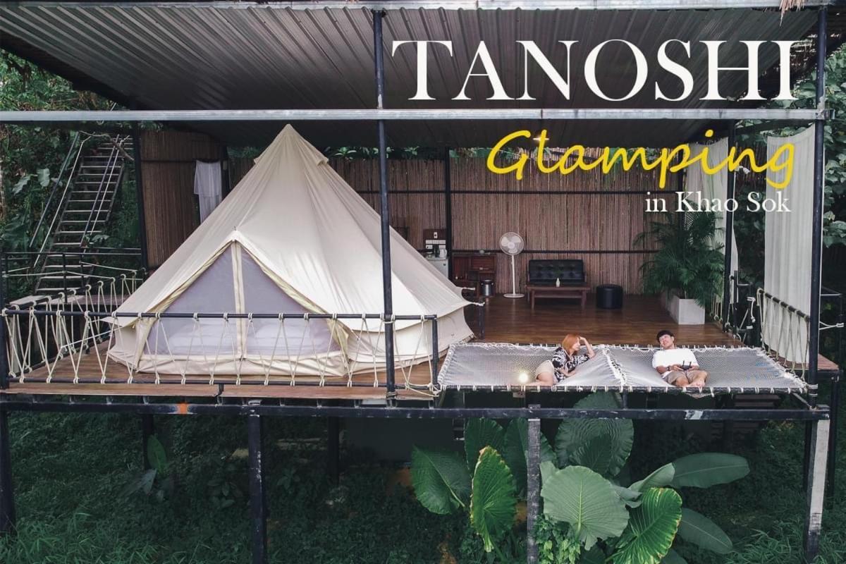 Hotel Tanoshi Glamping In Khao Sok à Khao Sok National Park Extérieur photo